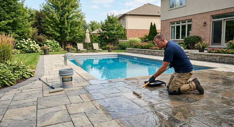 Concrete Patio Sealing in Alpharetta, GA