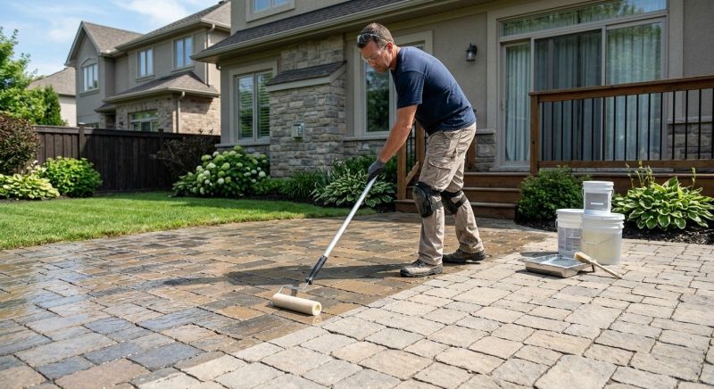 Courtyard Sealing in Kansas City, KS