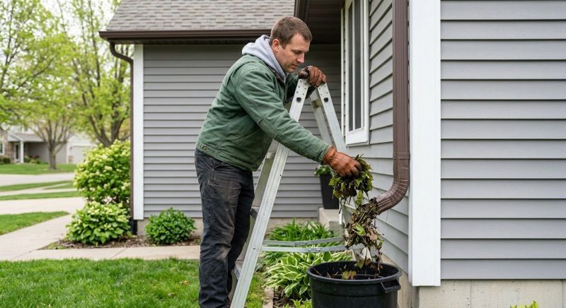 Downspout Blockage Removal in Annapolis, MD