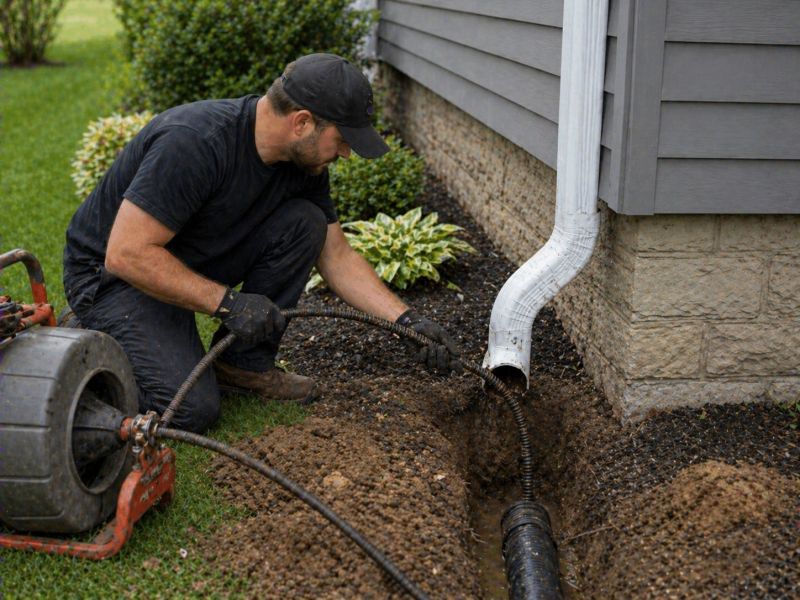Downspout Cleaning in Richmond, VA