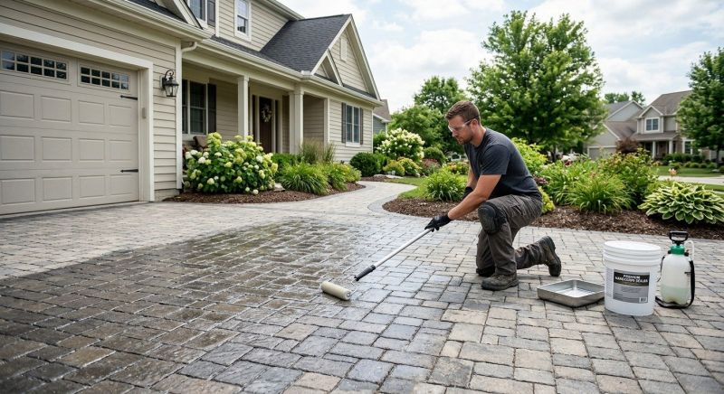 Paver Driveway Sealing in Renton, WA