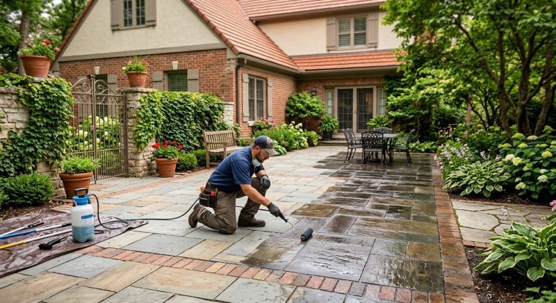 Pavers Sealing in Alpharetta, GA