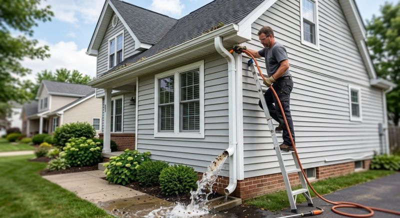 Downspout Cleaning in Long Island, NY